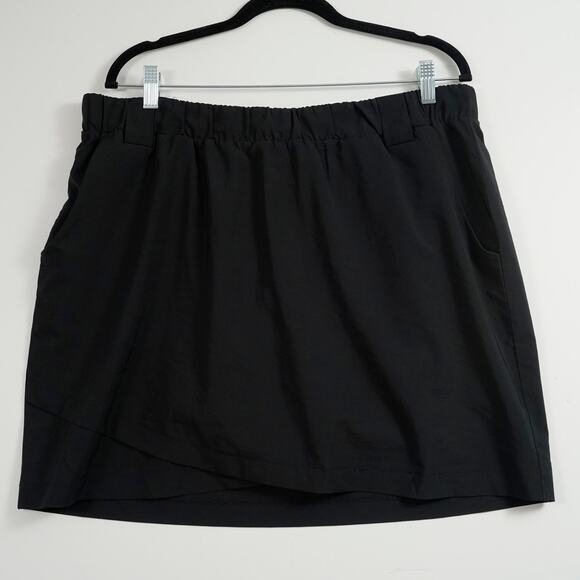 RBX Women's XL Black Skort – Active Tennis, Golf, Casual - Picture 1 of 5